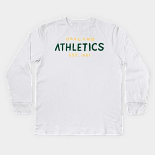 Oakland Athletiiiics Kids Long Sleeve T-Shirt